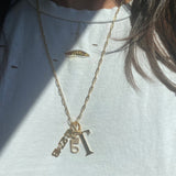 As seen on Teggy French. Personalized Pave Name Charms. Diamond Charms. Custom name charms. Jumbo Initial charm Date charm Anniversary charm