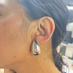 18K gold filled Tear drop earrings. Kylie Jenner earrings. Arielle charnas earrings. Trendy earrings. Bottega Veneta style earrings.