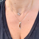Map of Israel necklace | Israel choker | Israel necklace | map of Israel choker | Israel jewelry