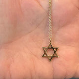 Star of David necklaces | Jewish star necklace | Pave Jewish star necklace | Star of David pave necklace | Magen David Necklace