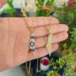 Pave map of Israel necklace | Israel choker | Israel necklace | map of Israel choker with diamonds | Pave Israel jewelry