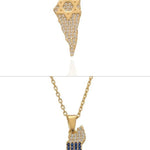 Pave map of Israel necklace | Israel choker | Israel necklace | map of Israel choker with diamonds | Pave Israel jewelry