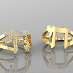 Chai ring | Star of David ring | Jewish star ring | חי ring | Hebrew jewelry | Jewish star jewelry |available in sizes 4-10!
