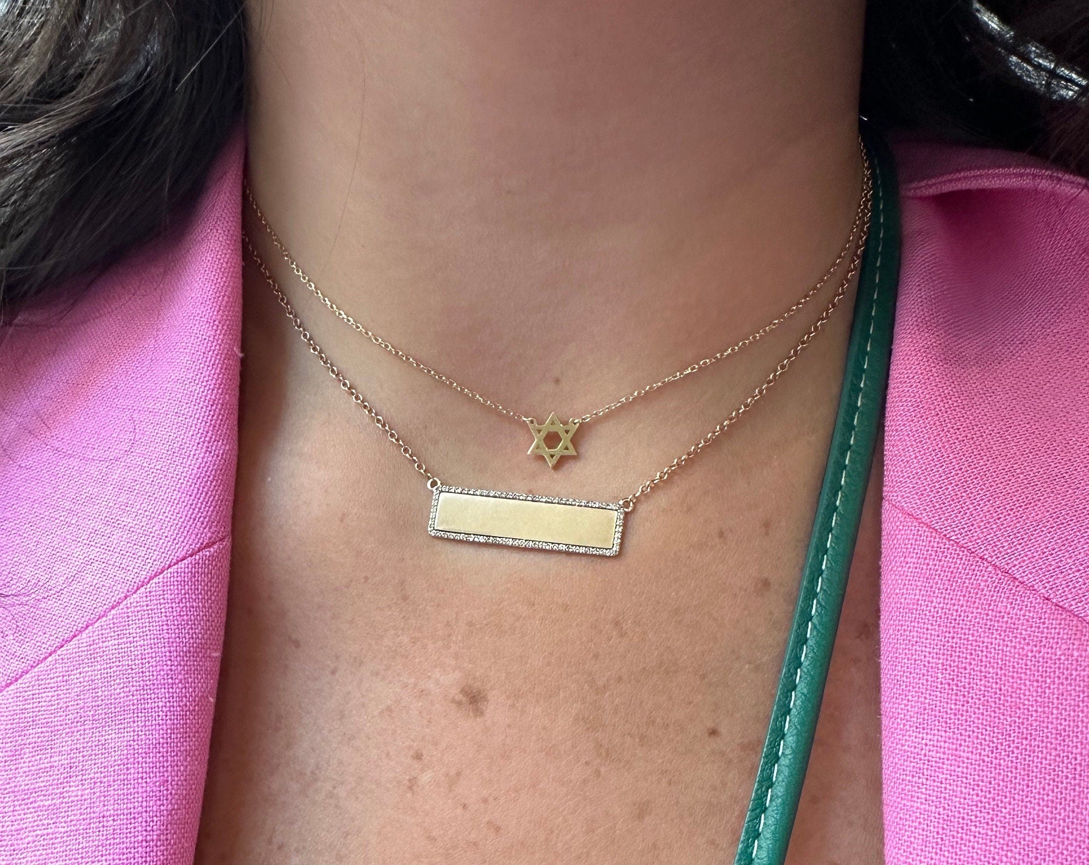 Star of David necklaces | sterling silver Jewish star necklace | Jewish star necklace | Star of David necklace | Magen David necklace