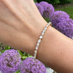 18k gold and mixed shape diamonds bangle bracelet | mixed shape diamond bangle | mixed shape jewelry |