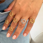 Star of David ring |rounded Jewish star ring | Hebrew jewelry | Rounded Jewish star ring | Magen David ring |available in sizes 4-10!