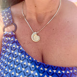 18K gold-filled Arielle shell necklace | shell necklace | gold chain shell necklaces | shell choker gold and silver | trendy necklace |