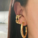 18K Gold filled Stella ear cuff. 18K Gold Filled trendy ear cuffs. Trendy jewelry. Gold ear cuff.